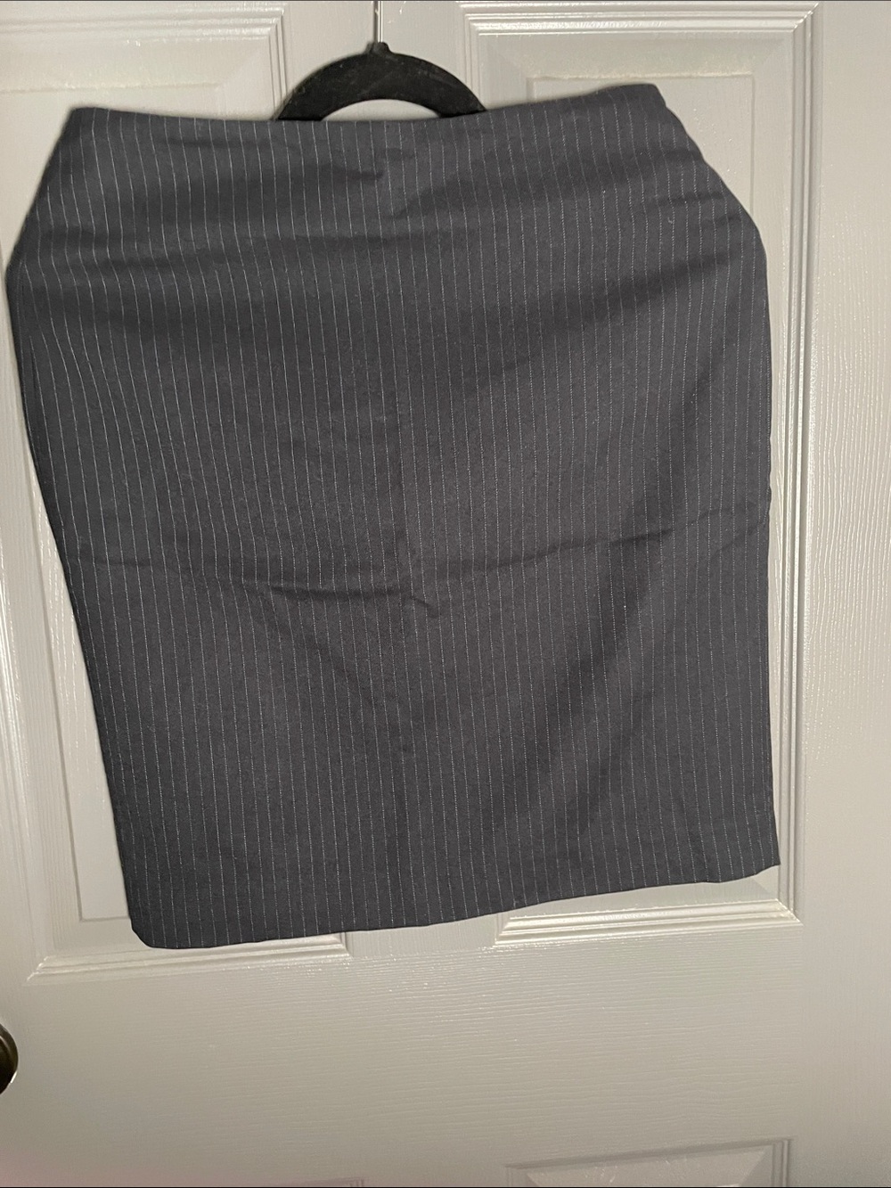 2 NWT Banana Republic Dark Navy Pinstripe Pencil Skirt & CK Black Skirt (sz 2